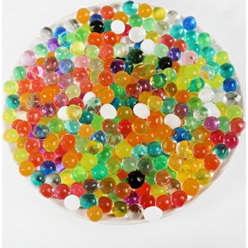 10000 Pcs Big Crystal Soil Mud Hydrogel Pearl Gel Kids Children Toy Water Growing Up Water Ball Beads Wedding Home Party Decor