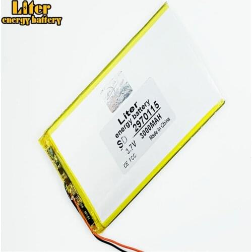 2970115 3.7 V 3000mah 3070115 tablet battery brand tablet general polymer lithium battery