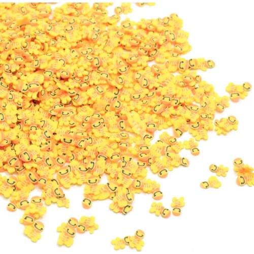 50g/200g PolymerHot Popular Christmas Snowman Holiday Polymer Clay Sprinkles Christmas Snowman Polymer Clay Sprinkles For Slim