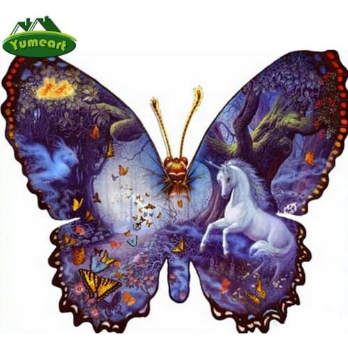 Diamond Embroidery Butterfly Icon Pattern DIY 5D Diamond Painting Needlework Cross Stitch Full Drill Square Rhinestone Painting