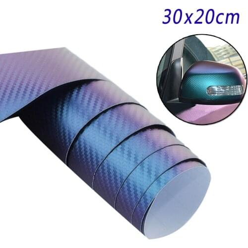 Chameleon Car Sticker DIY Decal Film Parts Roll UV resistant Carbon Fiber