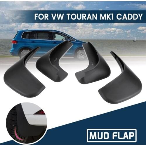 1 Set For VW Touran 2003-2009 For Caddy 2004-2009 Car Mud Flaps Splash Guards Mudguards Mudflaps for Fender Front Rear