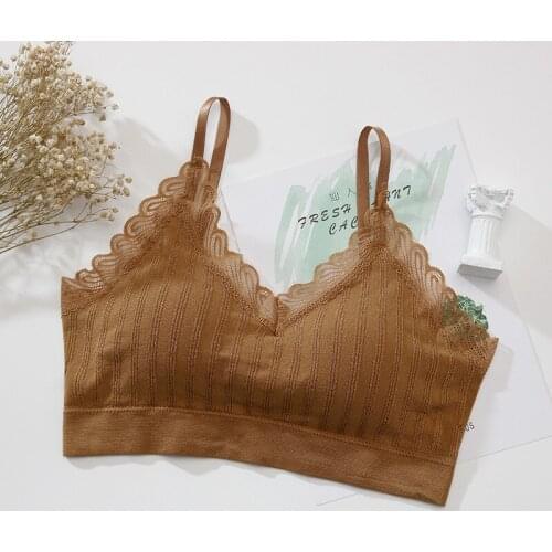 Fashion lady Wrap-around Seamless push up bra comfortbale lace Seamless fitness Womens bra wireless Beautiful Back lingerie