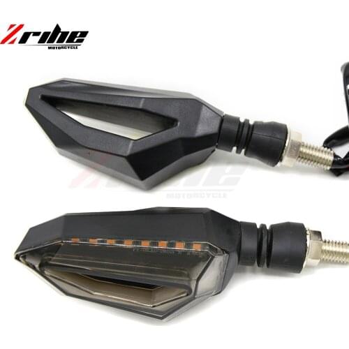 Smoke Turn Signal Indicators Lights Lamp Universal LED Flush Mount Blinkers Flashers For aprilia ducati honda hyosung triumph