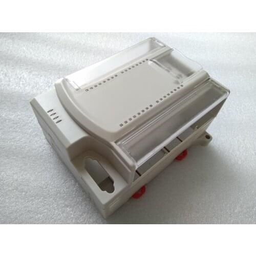 125*110*65mm Din rail PLC Electronics housing rail electrical barrier housingbox enclosures