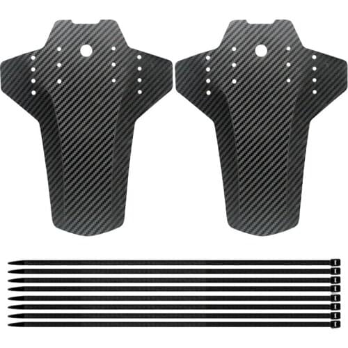 2Pcs Mountain Bike Fender, Front and Rear MTB Mud Guard, Adjustable Fenders Fits 26 Inch, 27.5 Inch, 29 Inch Size Bike