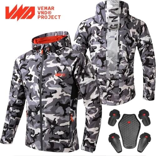 Summer Motorcycle Jacket Breathable MTB Bike Downhill Clothing Men Protective Gear Motocross Jacket Chaqueta Moto Hombre