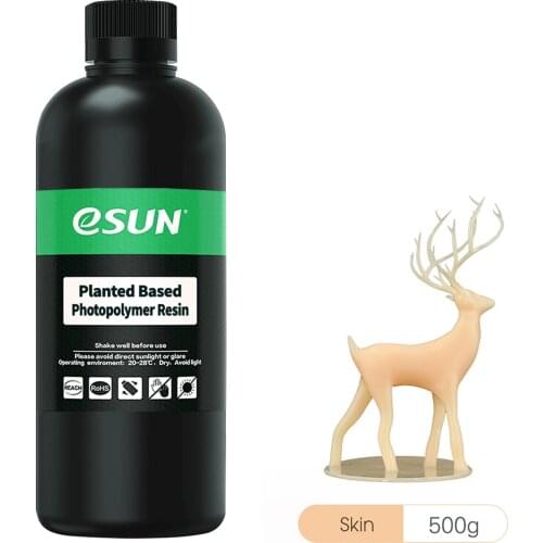 ESUN Aluminum Bottle Liquid Printing Material for LCD 3D Printer Water Washable Resin 76D for Anycubic Creality 3D Printer Parts