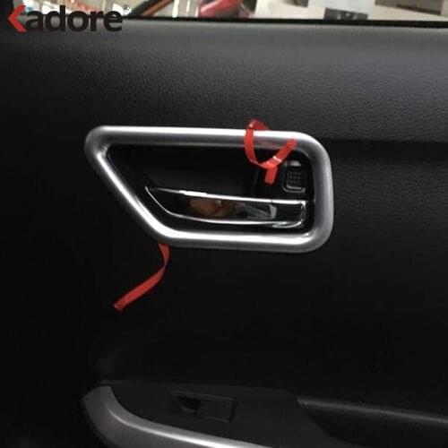 For Suzuki Vitara Escudo 2015 2016 2017 ABS Matte Interior Door Handle Bowl Cover Trims Protection Sticker Accessories