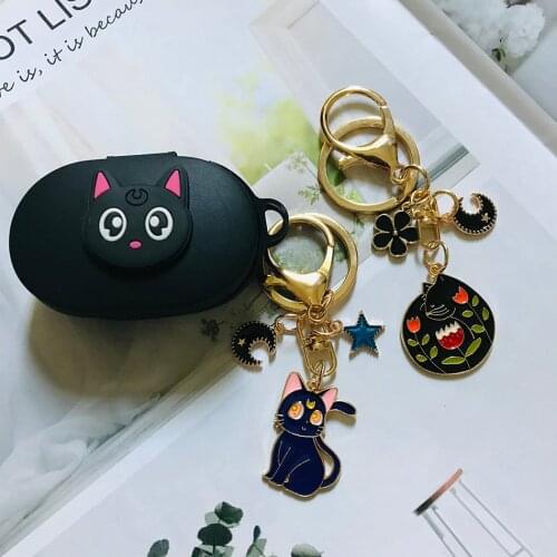 New for Xiaomi MI Redmi AirDots Case cute cat cartoon keyring Silicone Earphone Cover 2020 NEW for AirDots Headphones case