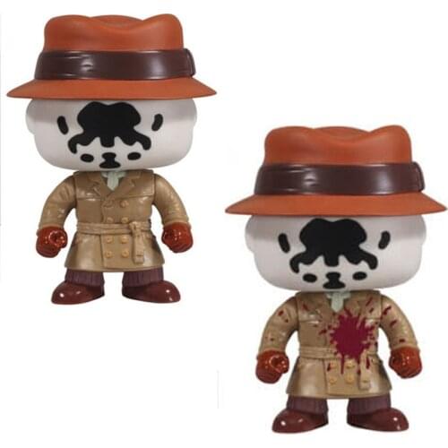 New Disney Film Watchmen #24 Rorschach Vinyl Figure Toys Action Model Dolls Collection for Fans Birthday Gift Room Decoration