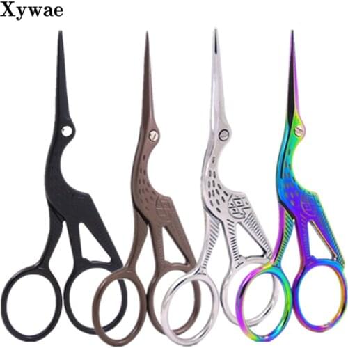 Crane Mouth Scissors Cross-stitch Antique Vintage Embroidery Retro Sewing Scissor Fishing Stainless Steel Thread Cutting Shears