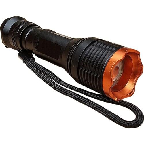 CREE XM-L T6 1800 Lumens 7 mode Zoomable Led flashlight torch + 1 * 4000mah Rechargeable Battery + Charger
