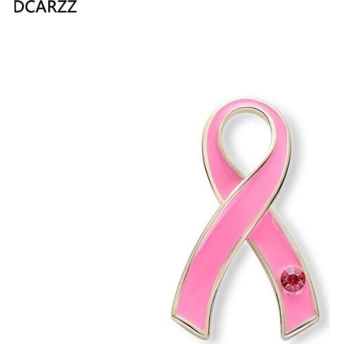 Cute Ribbon Shape Lapel Pin Metal Women the Christmas Gift Pins and Brooches Doctor Medical Jewelry Accessories Pink Enamel Pins