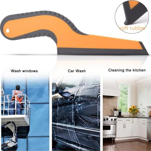 EHDIS 1/2pcs Window Tint Film Squeegee Scraper Wrapping Car Vinyl Applicator Tool Household Wash Snow Cleaner Water Quick Wiper