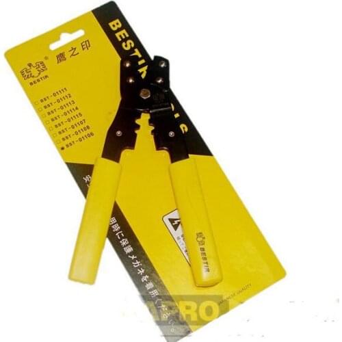 BESTIR taiwan high carbon steel 7.3" crimp terminals network hand tool plier NO.01106 freeshipping