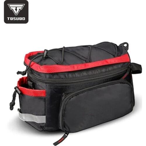 TOSUOD bike rear bag shelf riding equipment camel bag accessories tail front and rear saddle bicycle bag waterproof