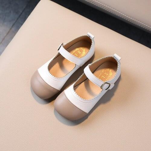 New Casual Shoes Kids Single Shoes 2021 Autumn Girls Princess Shoes Soft Sole Childrens Shoes Hot Chic Cute Fashion Non-slip