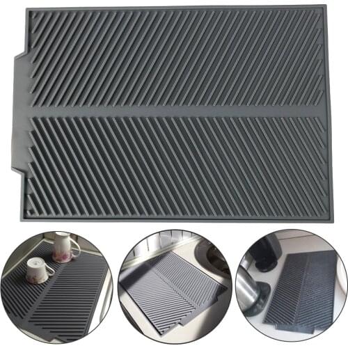 ZLCA Drain Rack Kitchen Fruit Silicone Dish Drainer Tray Large Sink Drying Rack Organizer Drying Rack for Dishes Tableware Tools