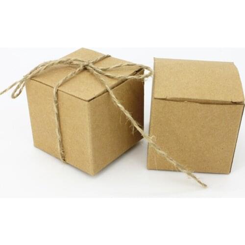 20PCS Ecofriendly Kraft Box,Kraft Paper Packing Box Wedding Decoration Cany Boxes Baby Shower Wedding Favors and Gifts