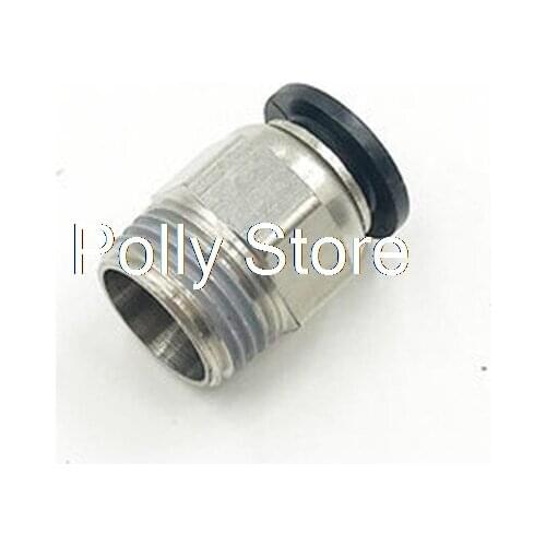 5pcs PC-4mm Tube to M5 Thread Straight Pneumatic Tubing Push in Brass Connector Air Quick Coupler Fittings