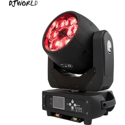 Djworld Bee Eye 6x40W Moving Head RGBW 4in1 LED Beam Effect Light Zoom Wash DMX Stage Disco Wedding Party DJ Club Fast Shipping