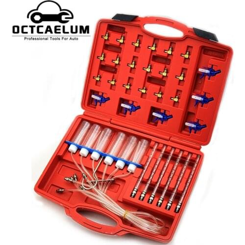 Car Diesel Injector Flow Diagnostic Detector Tool Auto Cylinder Common Rail Injector Tester Set ST0003