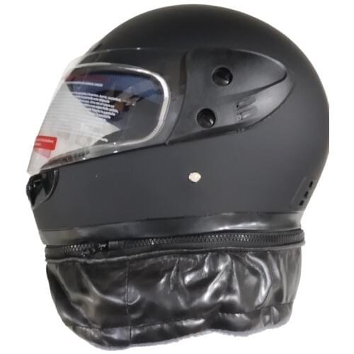 Knt 829 Motorcycle Helmet Off, Jaw, The Collar Matte black, Standard size