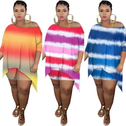 Adogirl Changing Color Plus Size S-5 XL Loose Two Piece Set Casual Home Suit O Neck Long Sleeve Upper Top Shorts Tracksuit