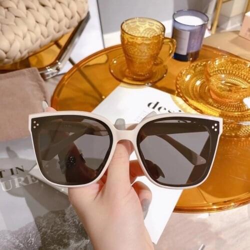 HKNA Square Sunglasses Women/Men 2021 Luxury Brand Oversized Sunglasses Women Fashion Shades for Women Retro Lentes De Sol Mujer