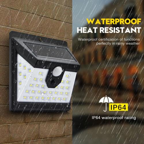 114 LED Solar Power PIR Motion Sensor Wall Lights Waterproof Lamp Solar Porch Garden Solar Light Smart Outdoors Lights 1/2/4pcs