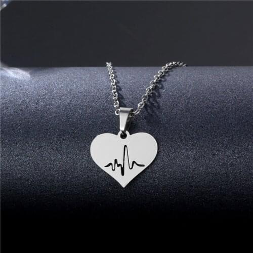 Stainless Steel Clavicle Chain Heart Moon Pendant Necklace Women Jewelry Choker Butterfly Animal Thin Girls Party Wedding Gifts