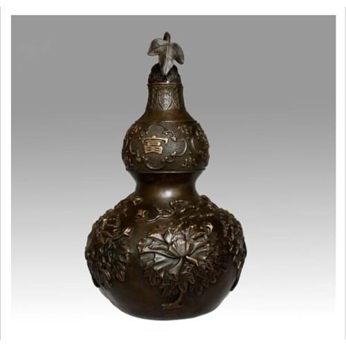 TOUCH Court Opening Feng Shui Gourd All Copper Gourd Ornaments Feng Shui House Furnishing Articles