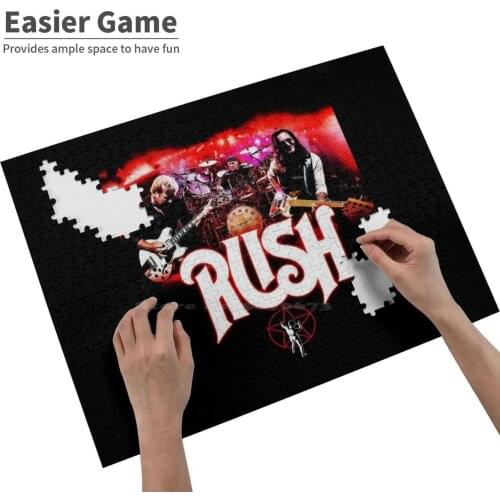 Rush Band : Best Music Rock Band Most Popular Jigsaw Puzzle Puzzles For Adults Release Pressure Kids Games Toys Rush Band Best