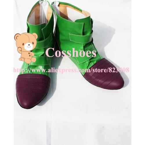 Custom Made Green Videl Cosplay Shoes Boot