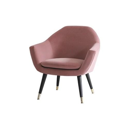 Living Room Bedroom Nordic Fabric Single Sofa Chair Leisure Armchair Lazy Sofa Simple Modern Small House