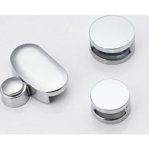 Bathroom Mirror Glass Mirror Hinger Fixed Accessories Advertising Plate Glass Clamp Fixed Clip Mirror Mirror Fixed Fitting