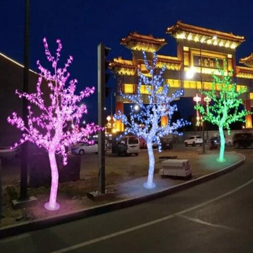 LED Luminous Cherry Blossom Tree Light Fairy Lights Landscape Outdoor Lighting Indoor Or Outdoor Use For Holiday Wedding Decor