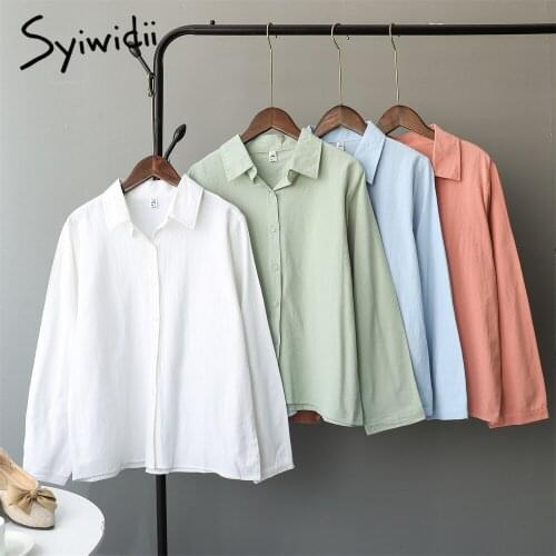 Syiwidii Womens Linen Shirts China