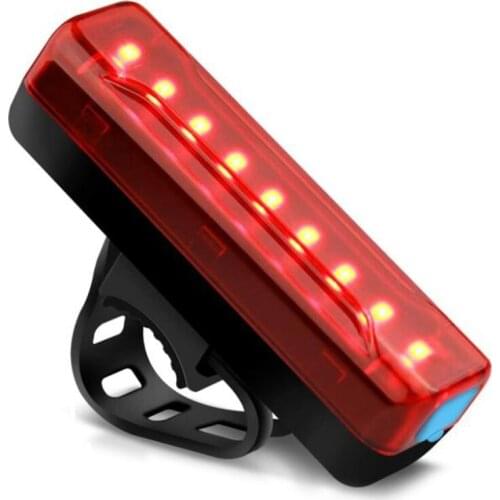 Bike Tail Light,USB Rechargeable Bicycle Light 9 Leds High Brightness,IPX5 Waterproof Rear Bike Lights with 5 Modes