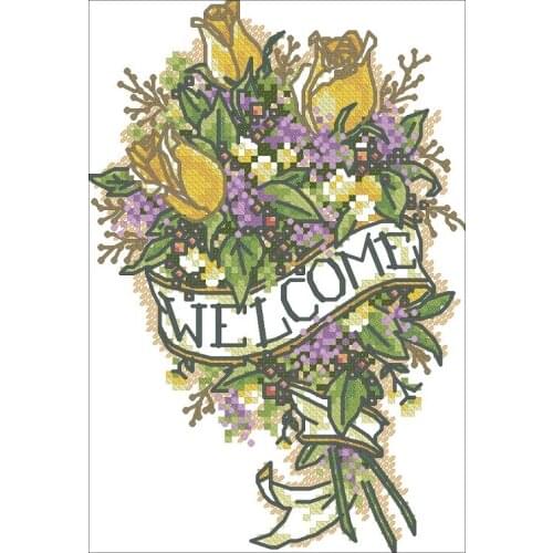 100% egypt cotton threads Genuine Product Egypt Long-staple Cotton Self-Made No Needle Kit Dimensions06934 Yellow Welcome Rose