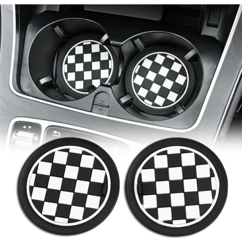 2PCS Car Water Cup Bottle Holder Anti-slip Pad Mat Silica Gel for OPEL Corsa Insignia Astra Antara Meriva Zafira Accessories