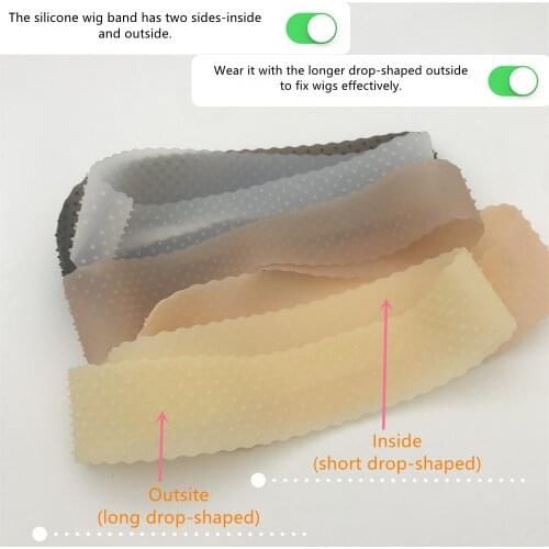 Hot selling Silicone Wig Grip Band Natural Grip Headbands for Women Comfort Elastic Wig Grip,Use whitout glue