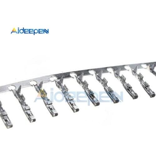 200pcs 2.54mm Single Row Dupont Jumper Wire Cable Female Pin Connector Terminal for Dupont Jumper Wire Cable