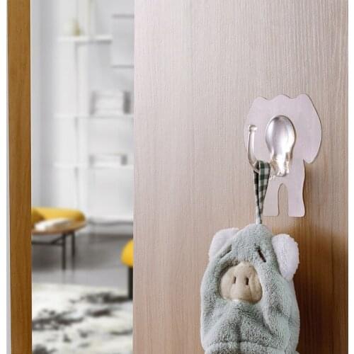 3PCS Transparent Hook Multifunctional Household Hotel Coat Hook Wall Hook Seamless Glue Key Hook Sturdy Durable Bearing 10 Kg