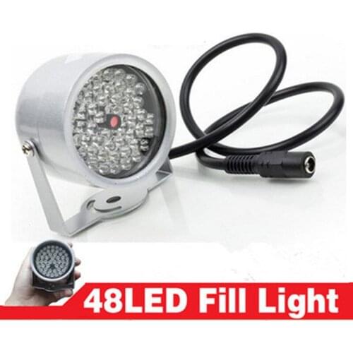 48IR LEDS Light Illuminator IR Infrared Lamp Camera Night Vision Metal Waterproof CCTV Fill Light for CCTV Surveillance Camera