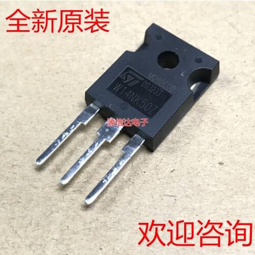 5PCS The field effect transistor w14nk50z stw14nk50z to-247 500v 14a can be photographed directly