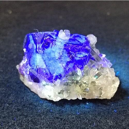 68.8gPurple blue fluorite and green crystal home decoration ring pulse healing geology teaching CRYSTAL QUARTZ GEM