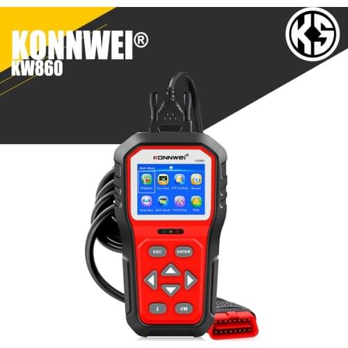 KONNWEI KW860 OBD2 Car Scanner Obd 2 Automotive Diagnostic Tool Full Obd2 Funtion Car Tools Engine Code Reader Free Update