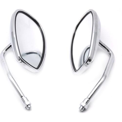 Chrome Side Rear Glass Mirrors For SUZUKI VS750 VS800 VZ800 VS1400